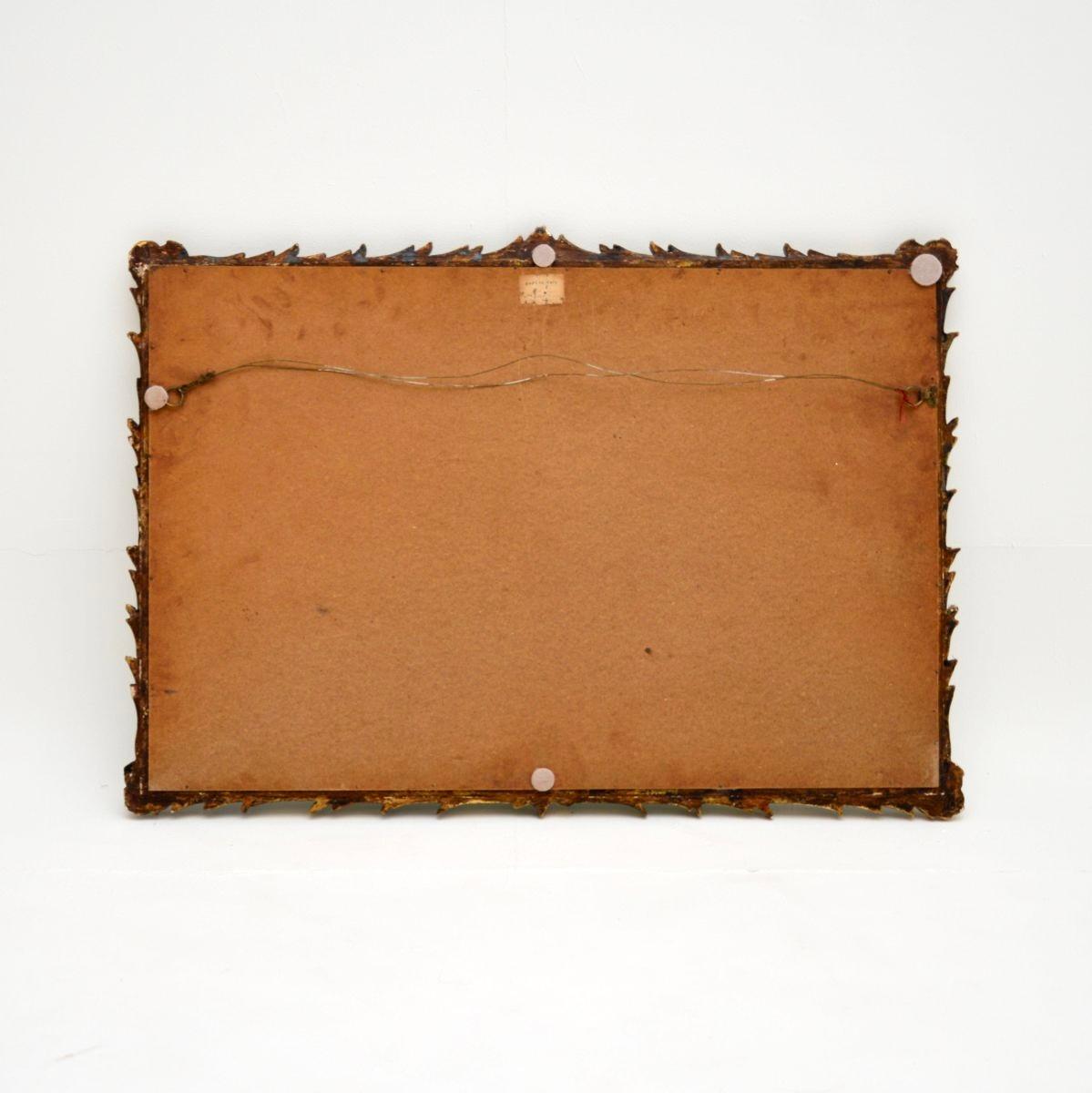 Antique Italian Gilt Wood Mirror (miroir italien en bois doré) en vente 4