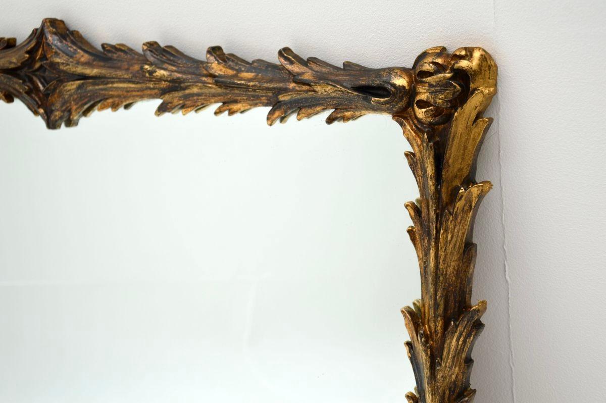 Antique Italian Gilt Wood Mirror (miroir italien en bois doré) en vente 1