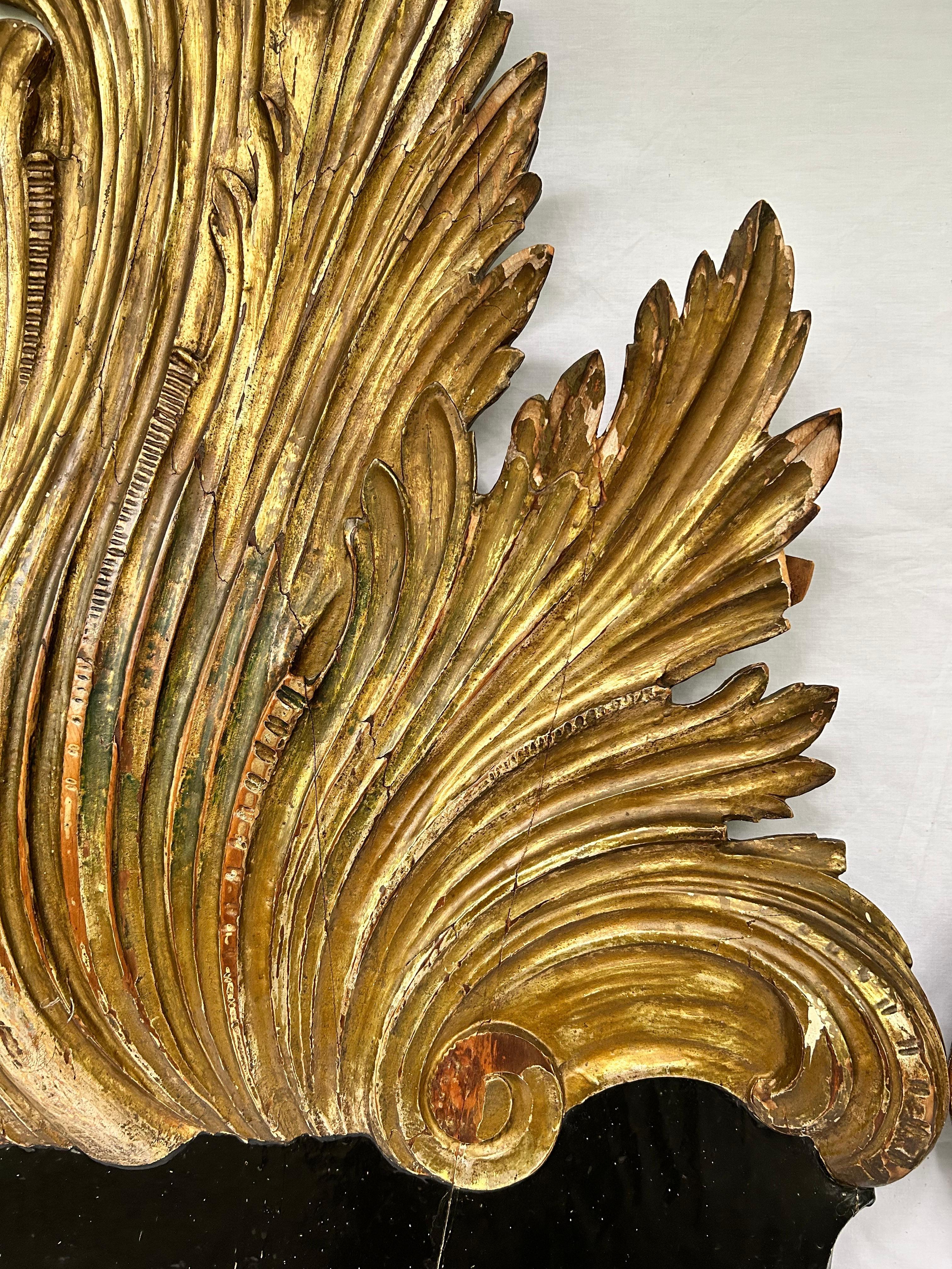Antique Italian Gold Gilt Hand Carved Headboards Collection of Jackie Rogers NYC For Sale 3