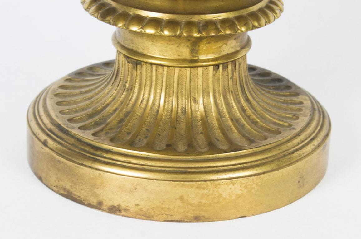 Modèle italien ancien de vase Warwick en bronze dor�é Grand Tour:: 19ème siècle 8