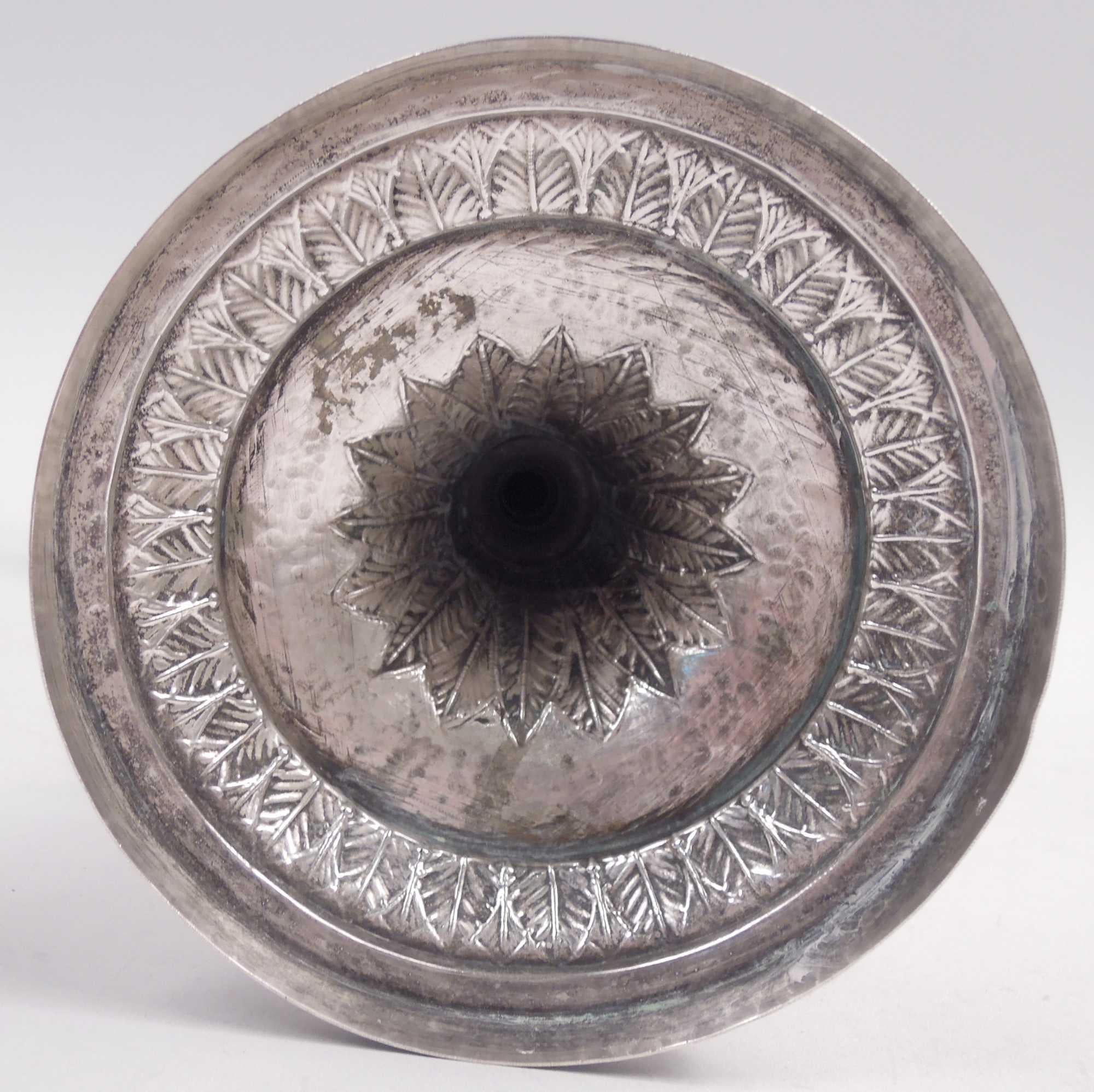 Ancienne lampe à huile en argent du Grand Tour d'Italie par Angelo Giannotti en vente 4