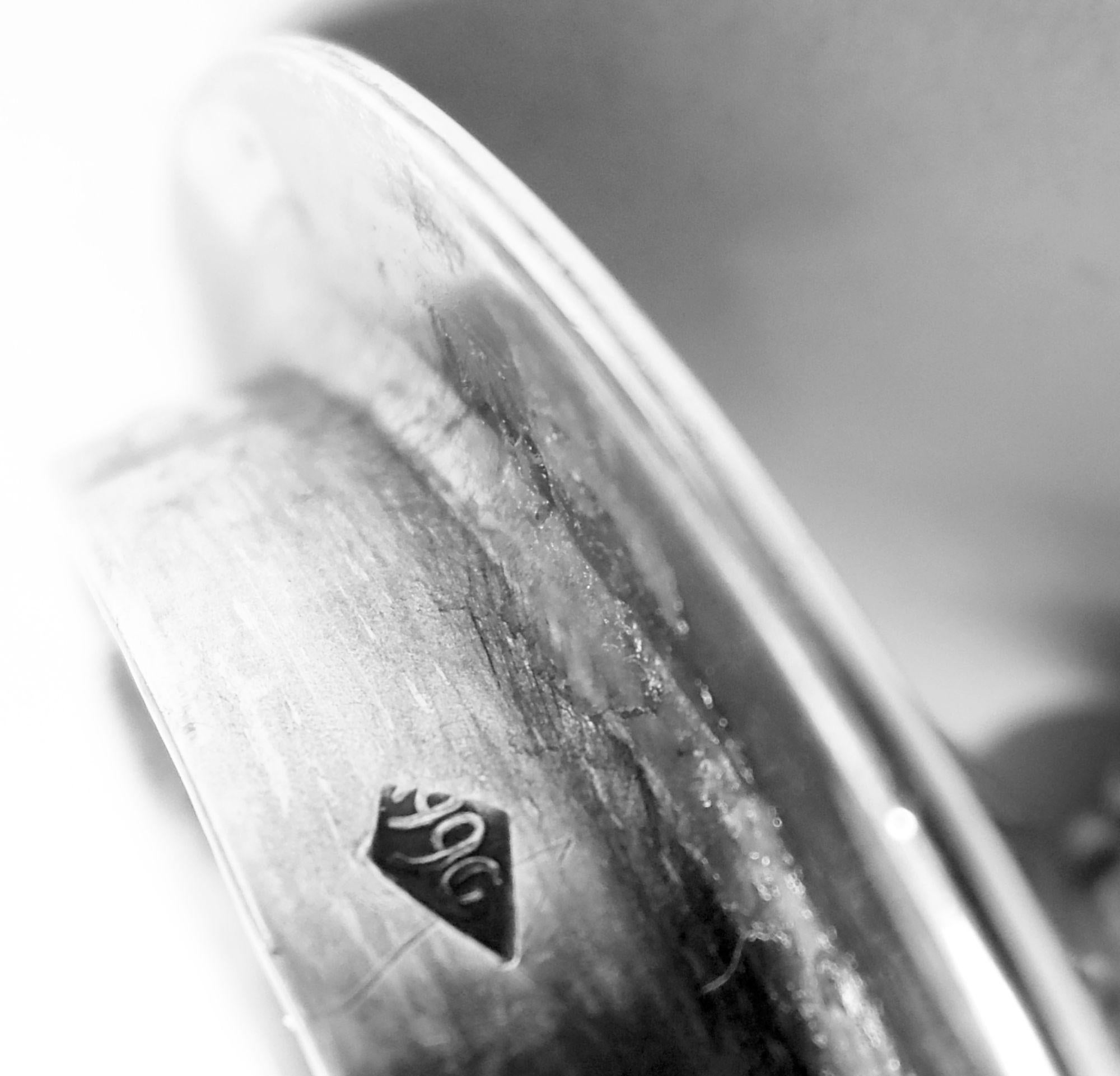 Ancienne lampe à huile en argent du Grand Tour d'Italie par Angelo Giannotti en vente 6