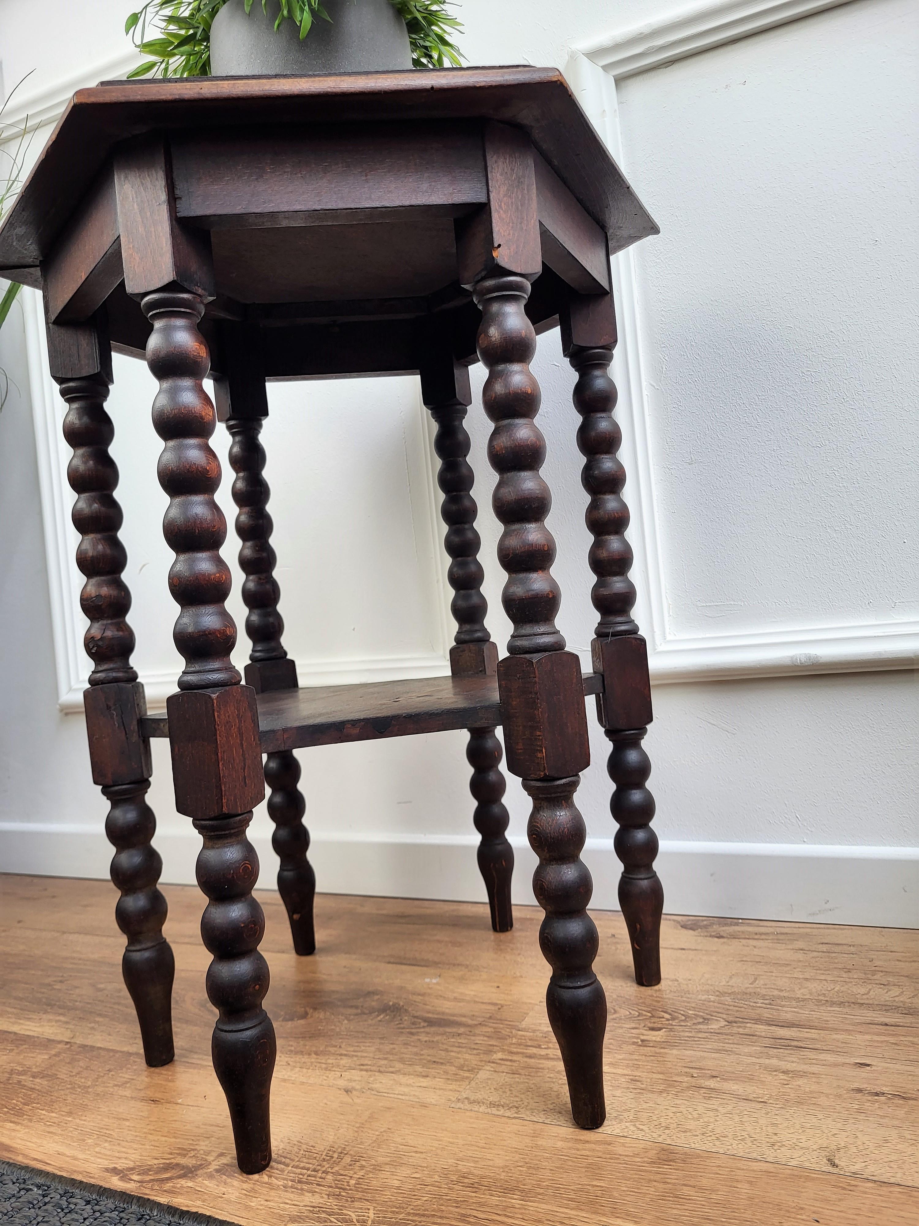 antique bobbin table