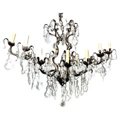 Antico lampadario orizzontale italiano