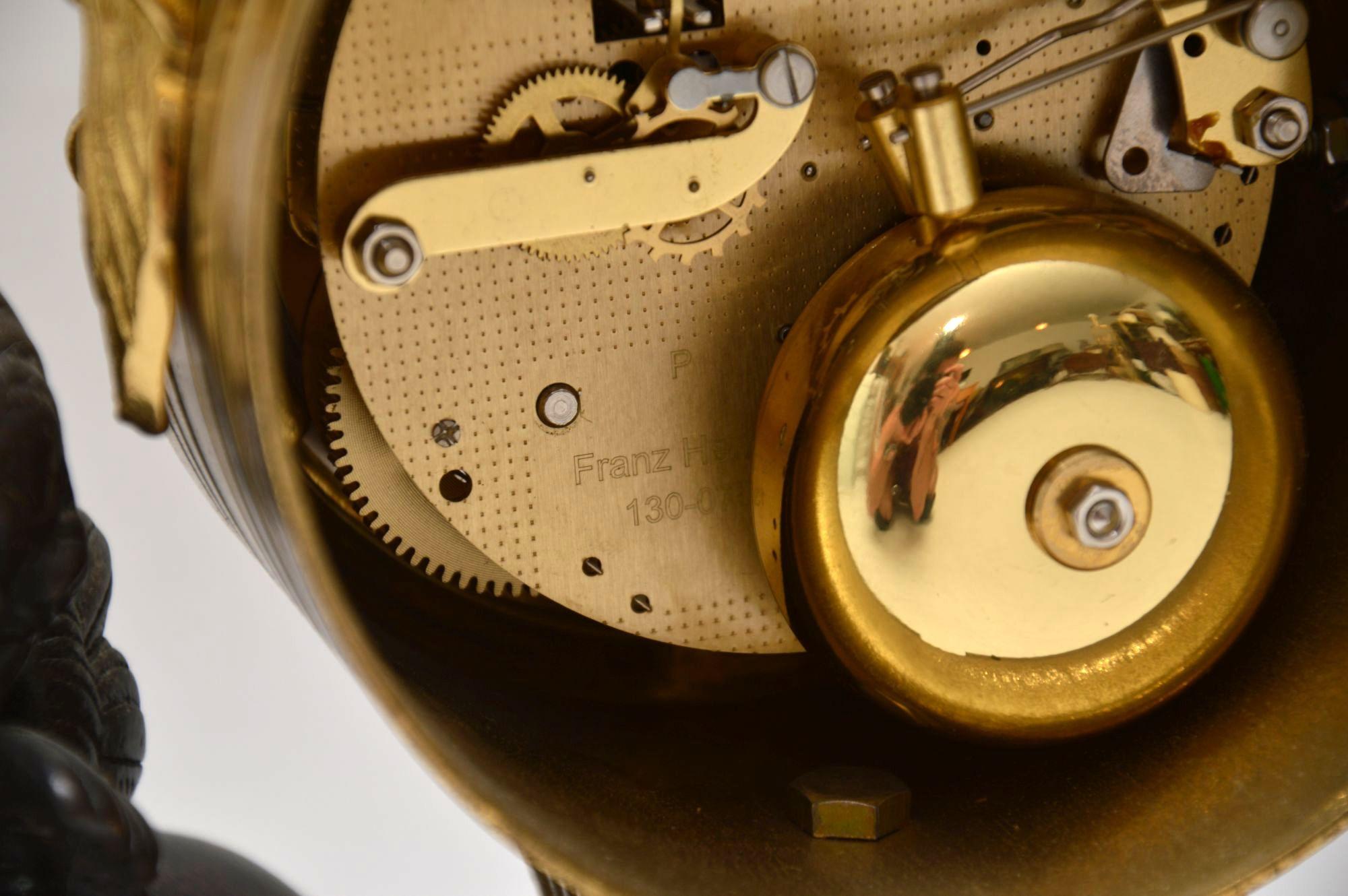 Antique Italian Imperial Mantel Clock and Candelabra 4