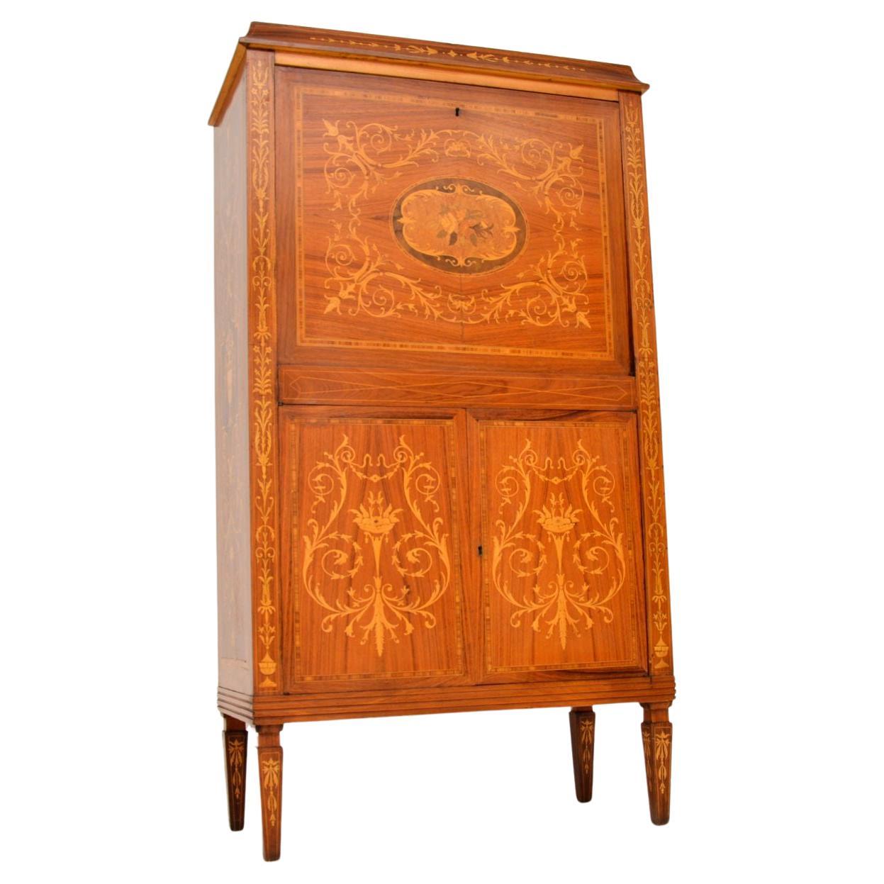 Antique Italian Inlaid Drinks Cabinet