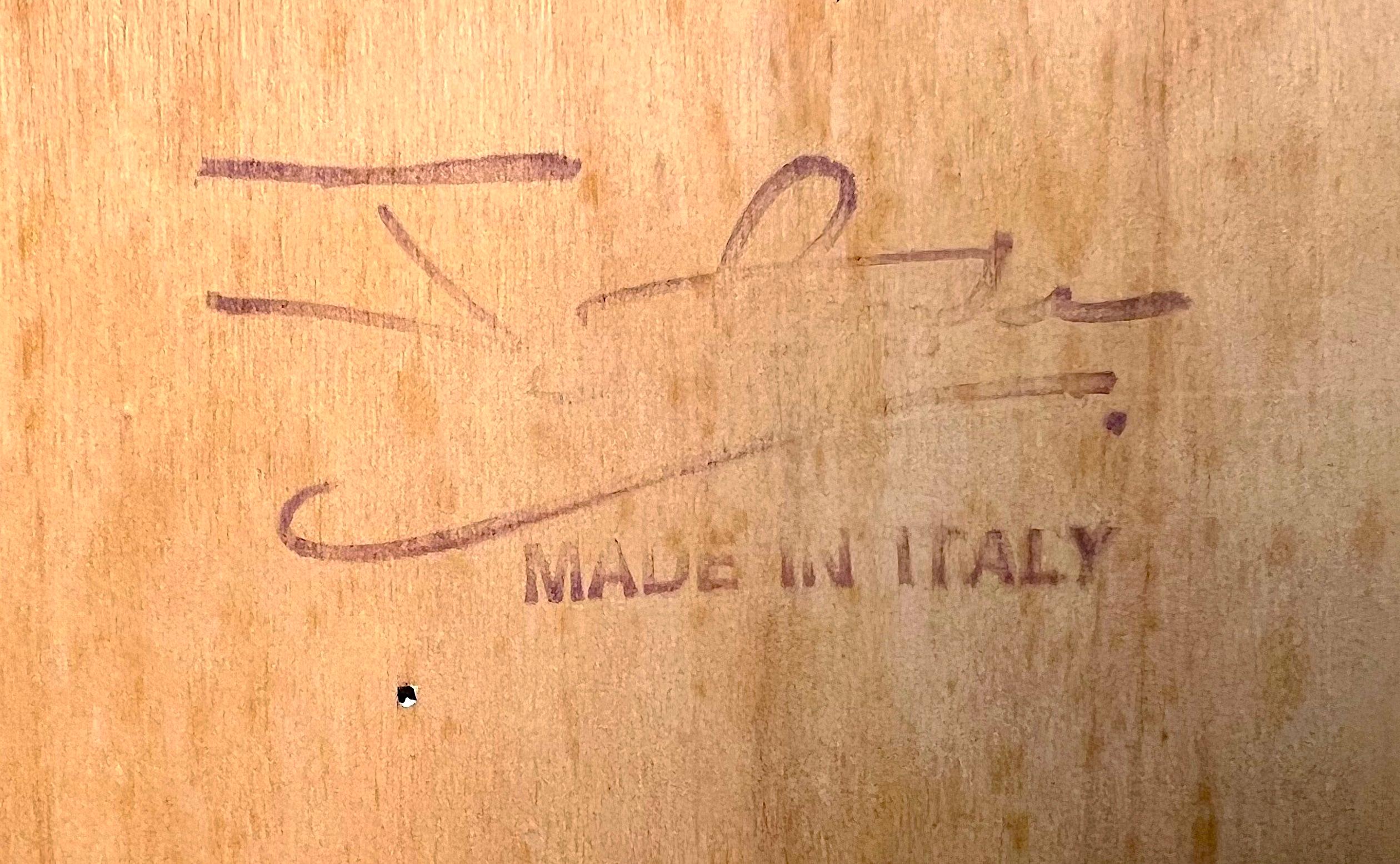 Ancien bureau secrétaire italien en marqueterie en vente 6