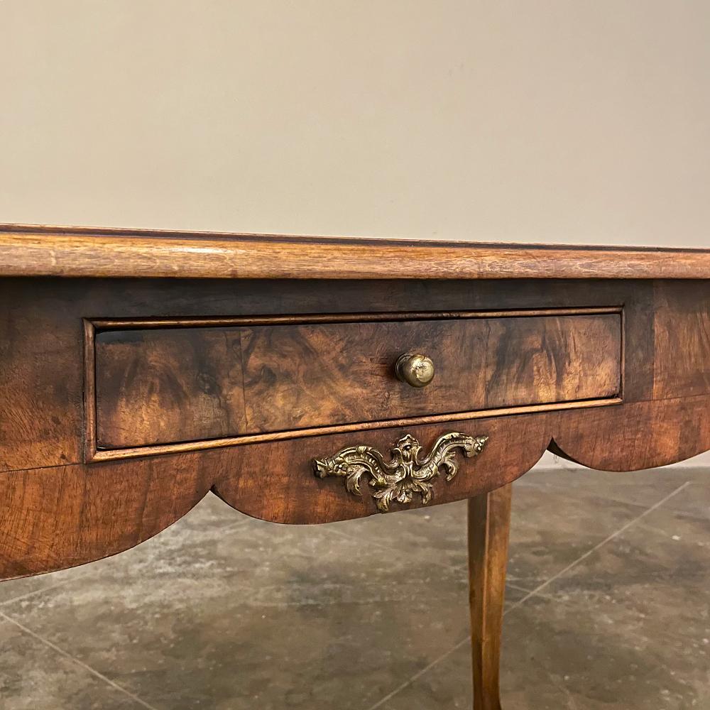 Antique Italian Inlaid Walnut Game Table For Sale 3