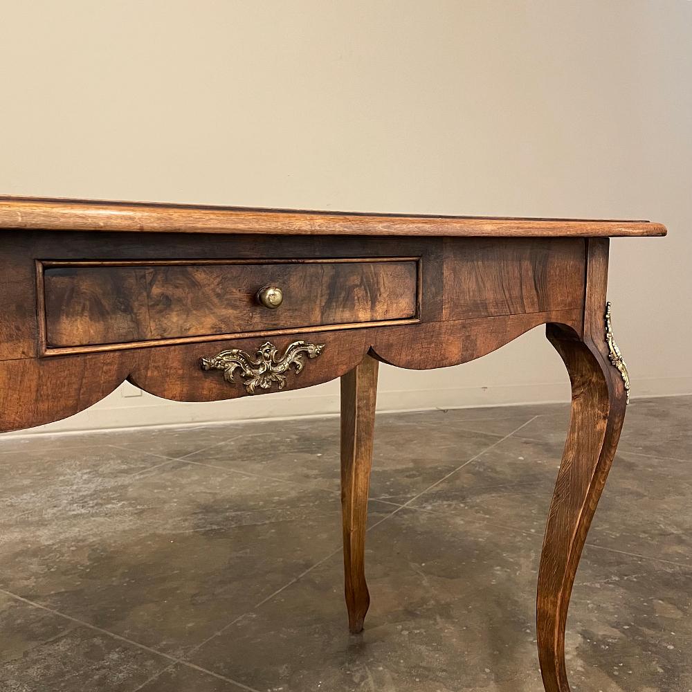Antique Italian Inlaid Walnut Game Table For Sale 4