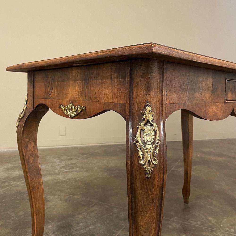 Antique Italian Inlaid Walnut Game Table For Sale 6
