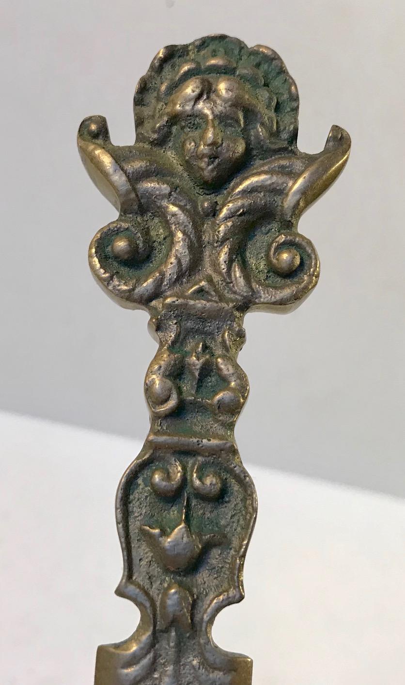 vintage brass letter opener