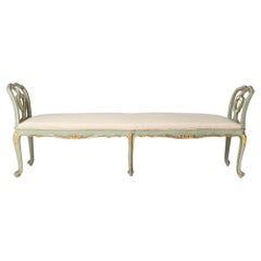 Antique Italian long bench, stool