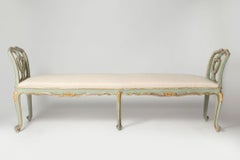 Antique Italian long stool, bench