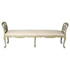 Antique Italian long stool, bench