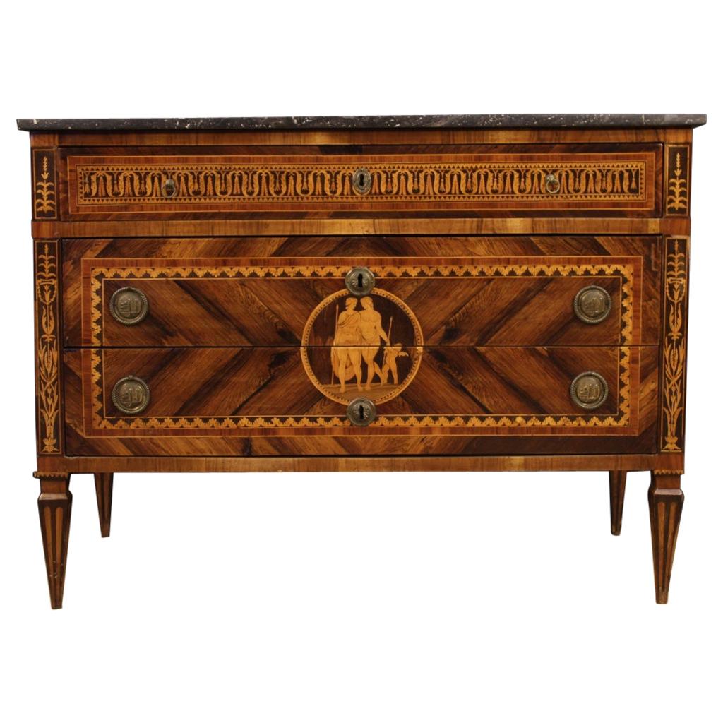 Antique Italian Louis XVI Dresser, 18th Century For Sale