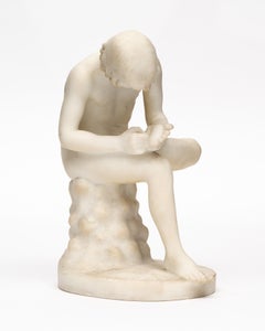 Antique Italian Marble “Ascanius“ Statue