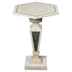 Antico tavolo da centro in marmo italiano