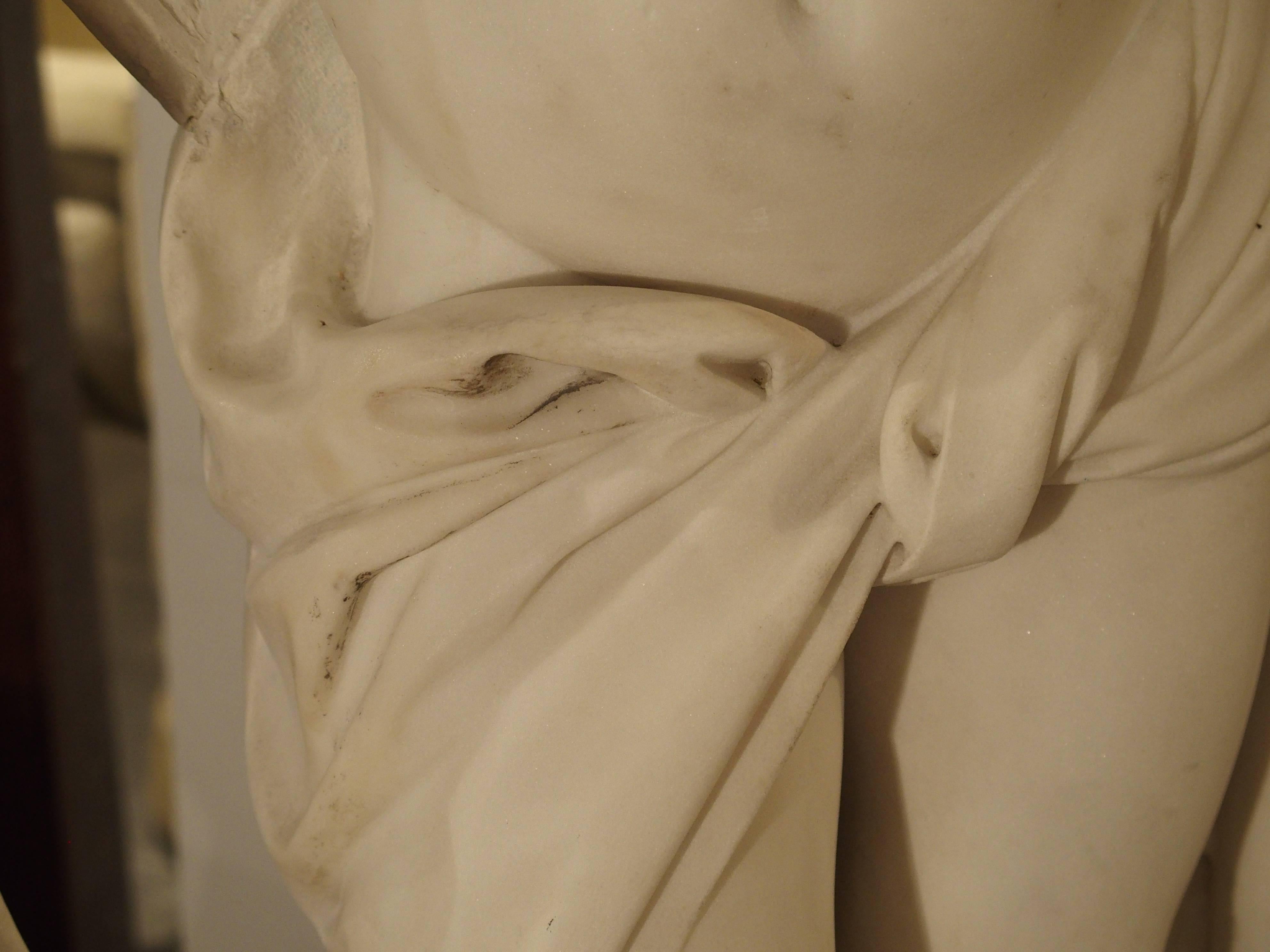 italian marble statues antique