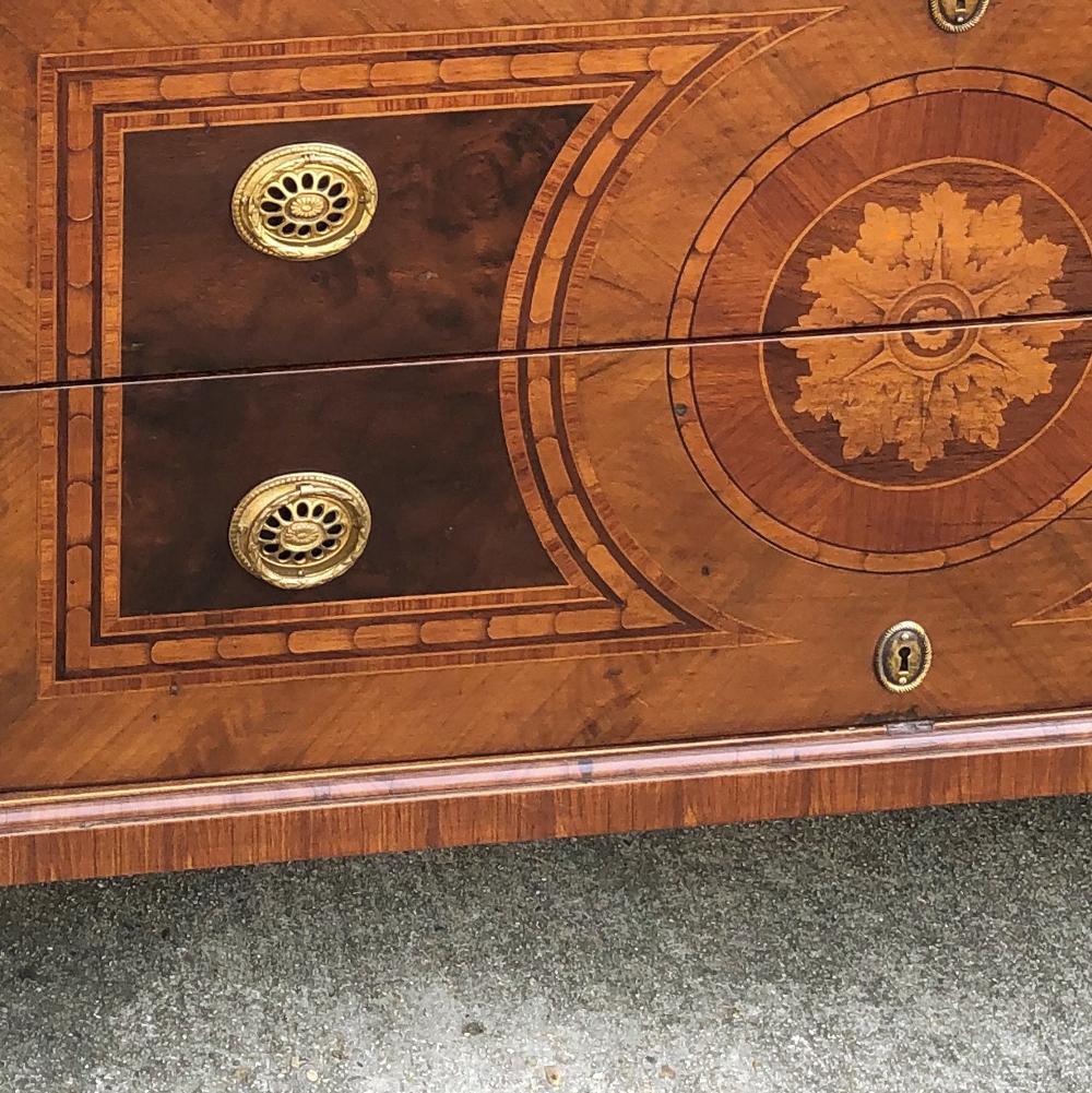 Antique Italian Marquetry Commode 3