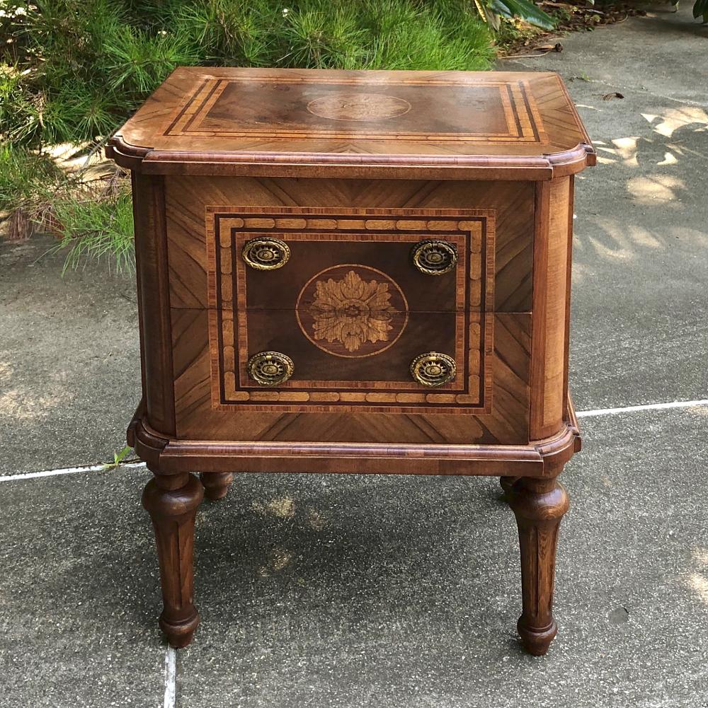 Antique Italian Marquetry Commode 3