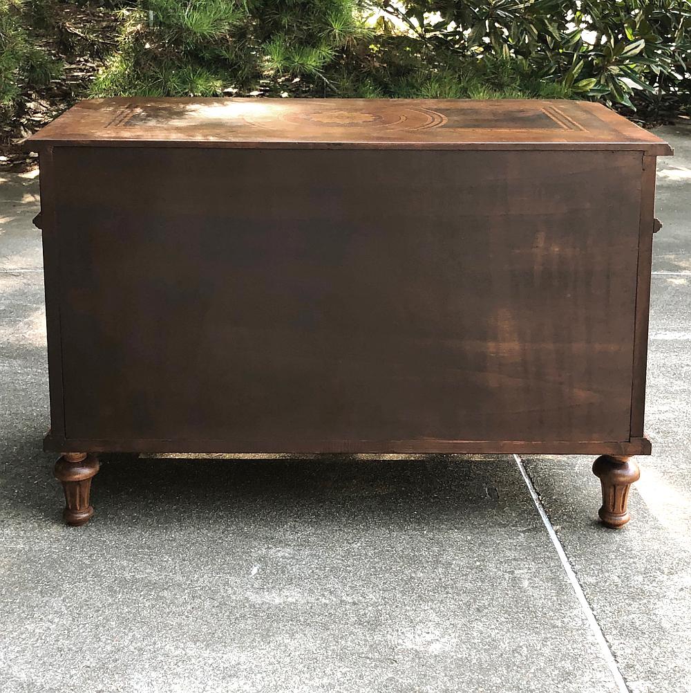 Antique Italian Marquetry Commode 4