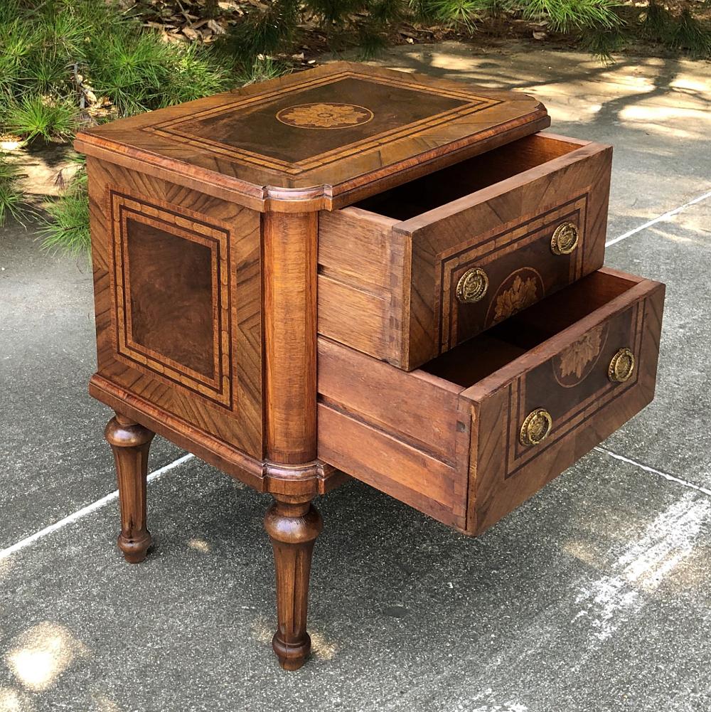Antique Italian Marquetry Commode 4