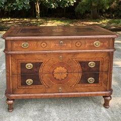 Antique Italian Marquetry Commode