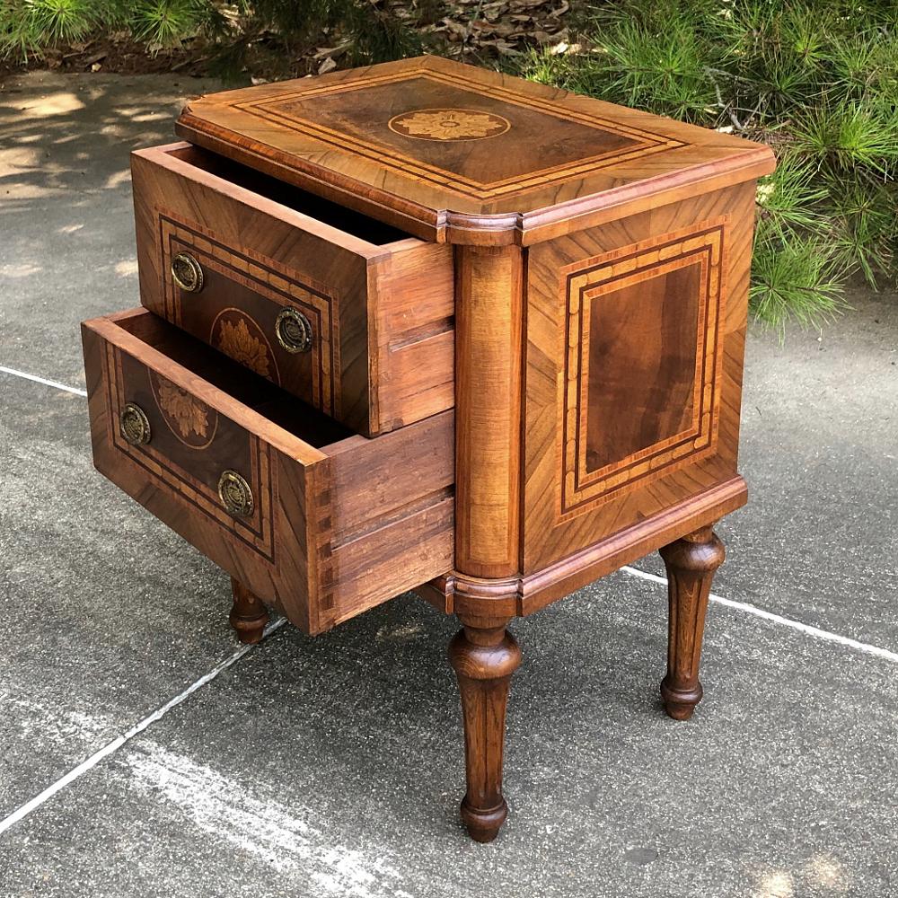 Antique Italian Marquetry Commode 1