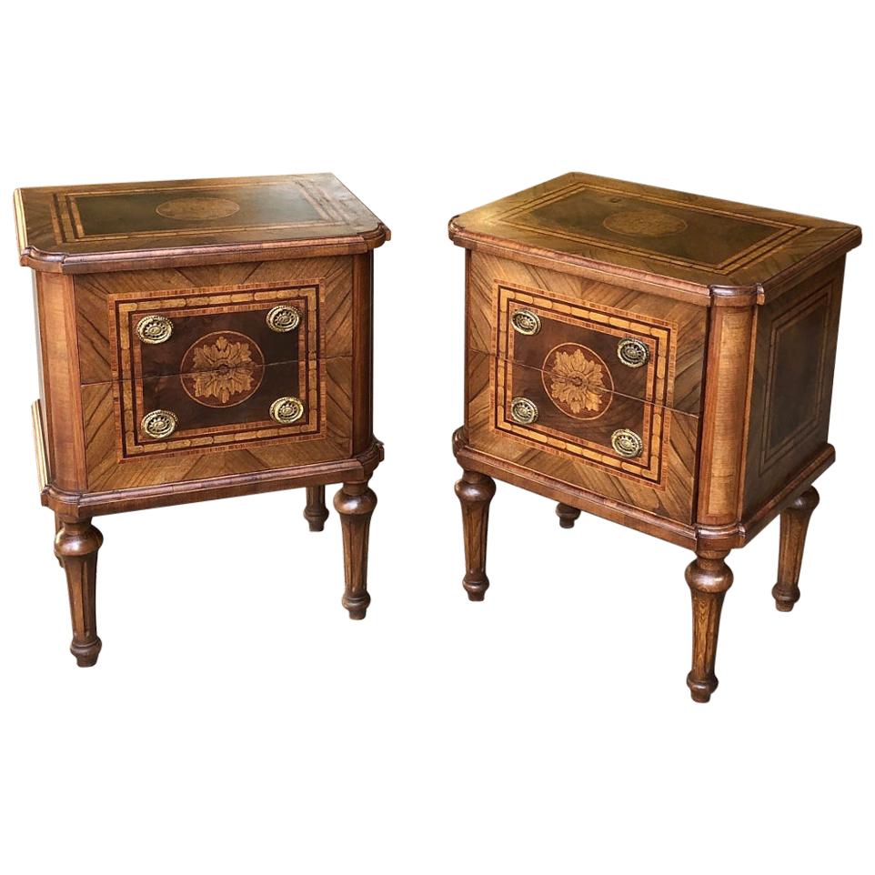 Antique Italian Marquetry Commode