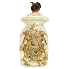 Antike italienische Murano-Glas-Apotheke JAR