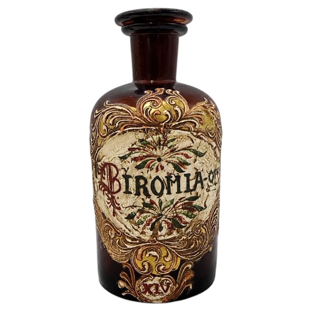 Antique Italian Murano Glass Pharmacy Jar, Circa Early 1900s For Sale