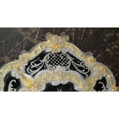 Antique Italian Murano Glass Wall Clock