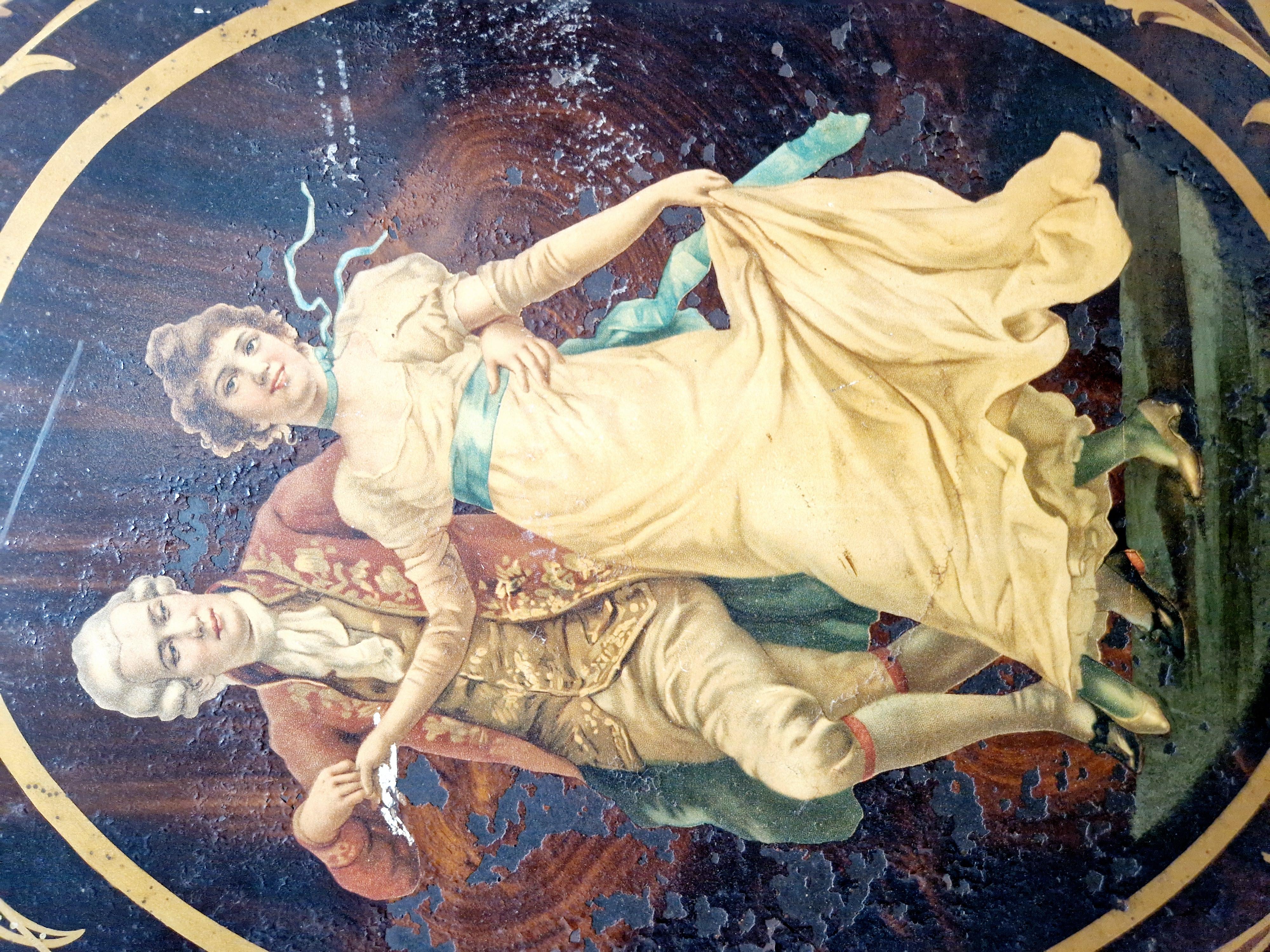 Antigua cama de matrimonio italiana de hierro Napoleón III en venta 4