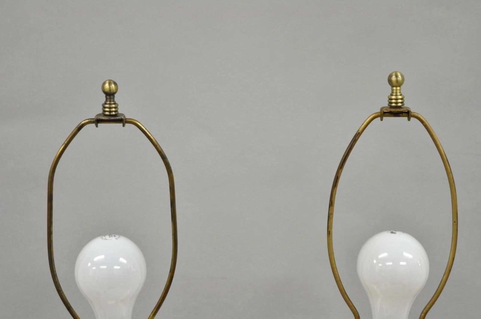 Paire de lampes de table à colonne en marbre d'albâtre sculpté de style néoclassique italien ancien en vente 4
