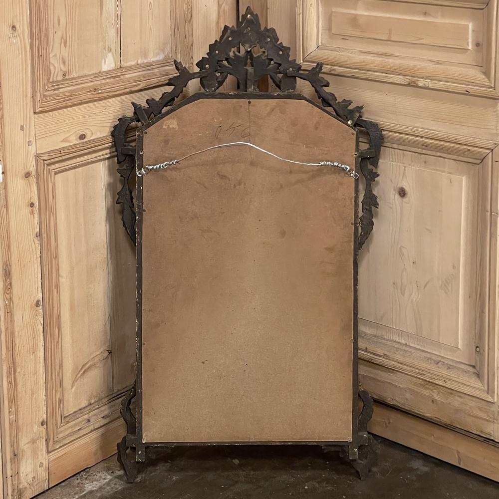 Miroir italien ancien peint de style néoclassique Louis XVI en vente 12