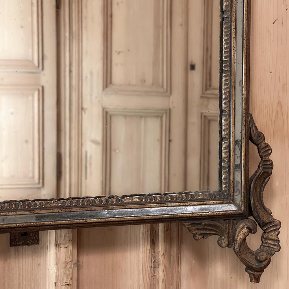 Miroir italien ancien peint de style néoclassique Louis XVI en vente 3