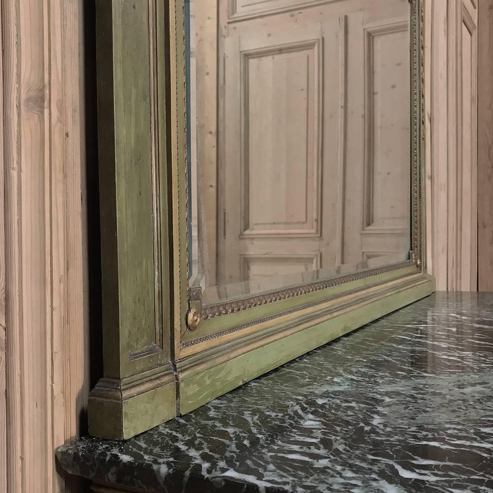 Early 20th Century Antique Italian Neoclassical Painted Mirror