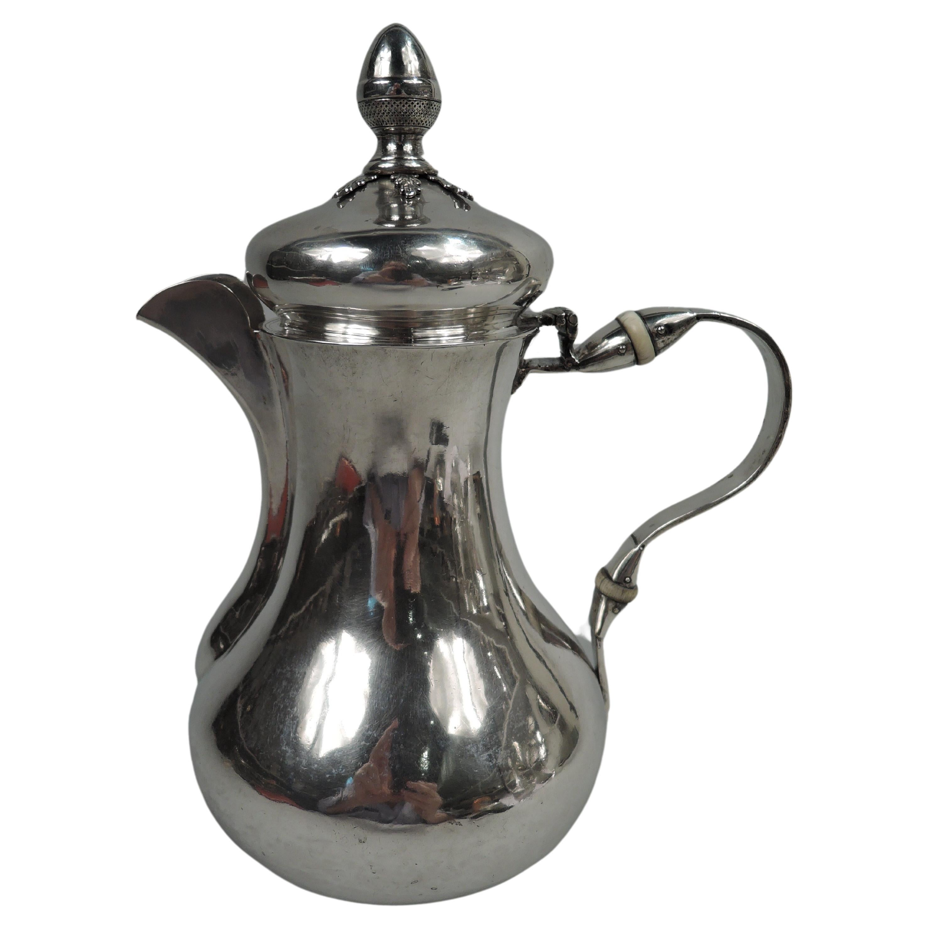 Antique Italian Neoclassical Silver Coffeepot