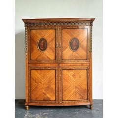 Antique Italian Neoclassical Style Armoire