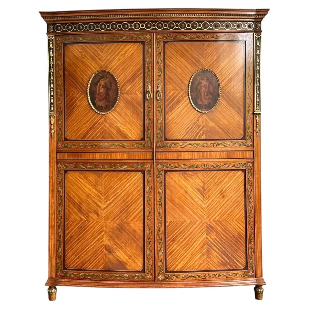 Antique Italian Neoclassical Style Armoire