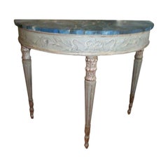 Neoclassical Demi-lune Tables