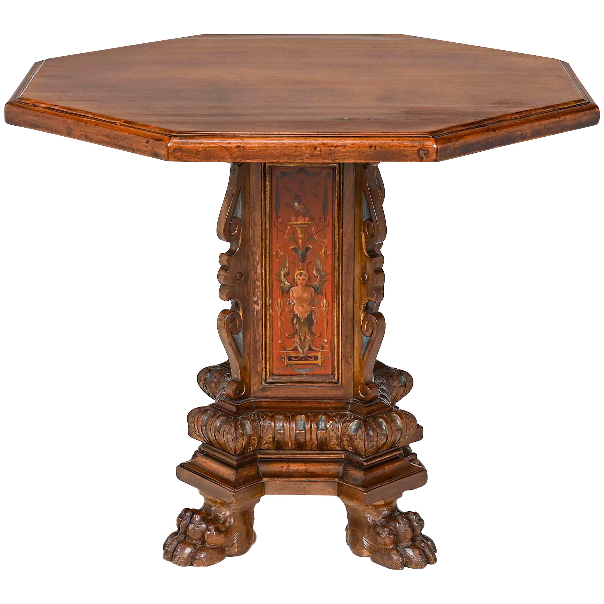 Pedestal Center Table,