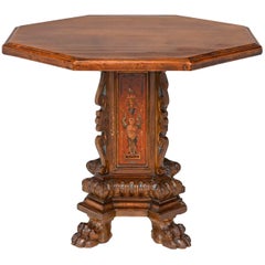 Pedestal Center Table,