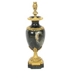 Antique Italian Ormolu Mounted Marble Table Lamp 19th Century