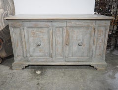 Antike italienische bemalte 2-türige Kredenz aus der Toskana, 19.