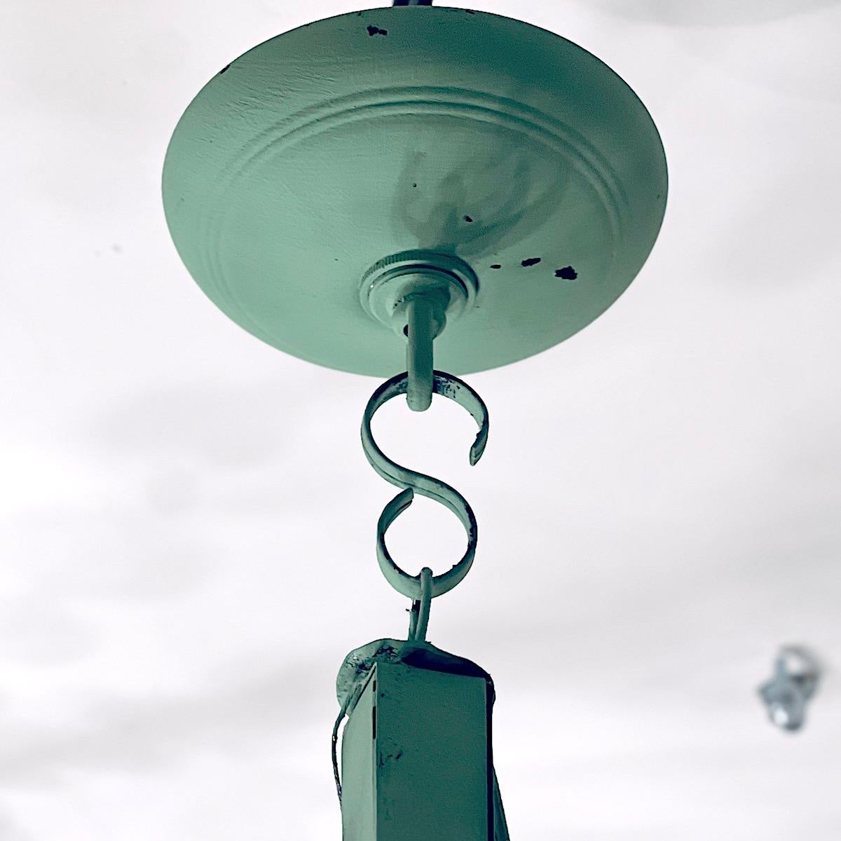 Early 20th Century Antique Italian Painted Chandelier
