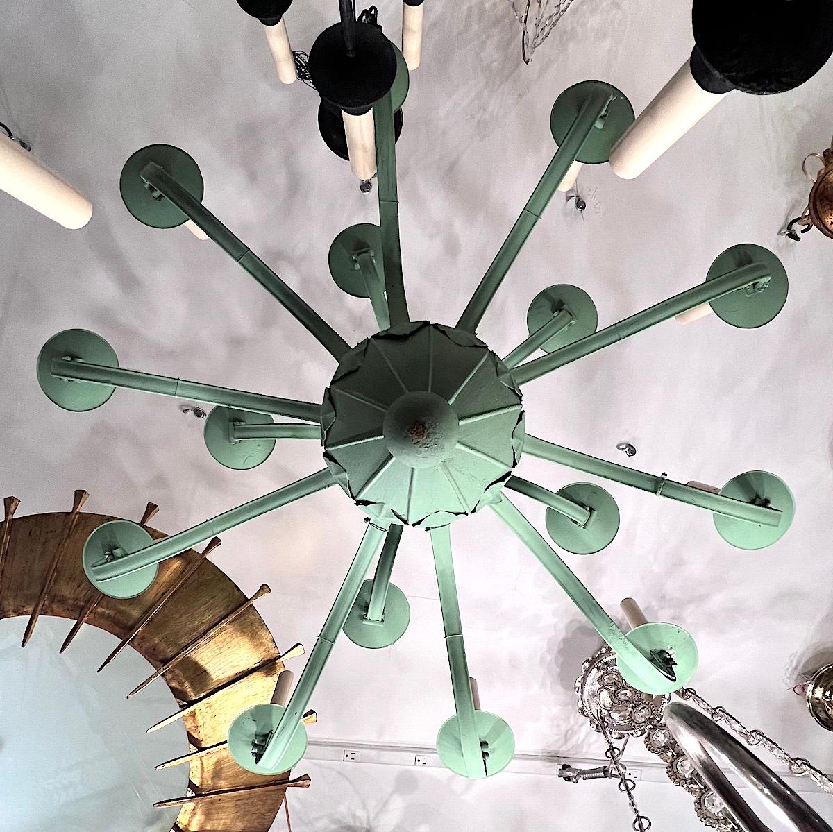 Antique Italian Painted Chandelier 3