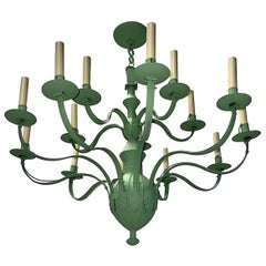 Antique Italian Painted Chandelier