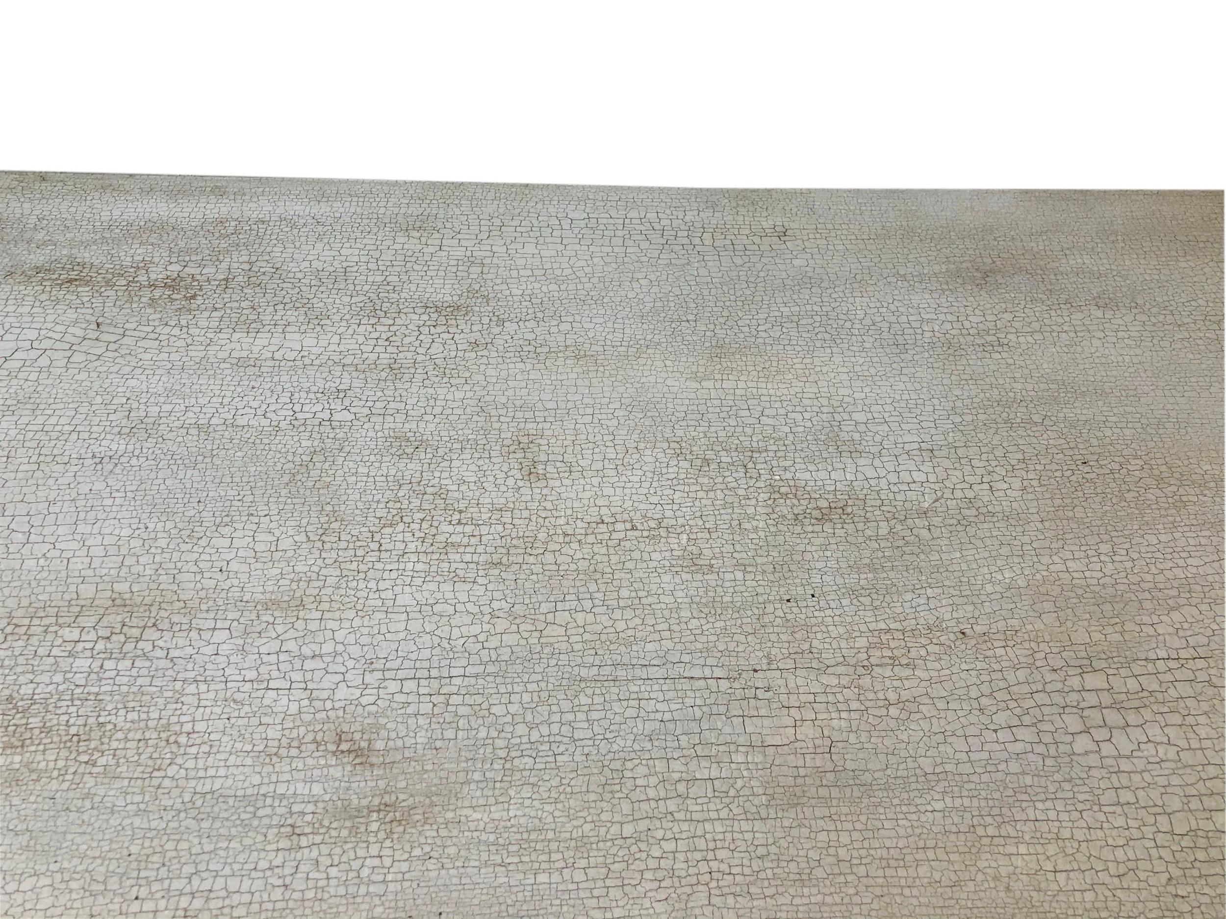 Antike italienische bemalte Kommode mit neuen polierten Nickel-Knöpfen, antik (Gemalt) im Angebot