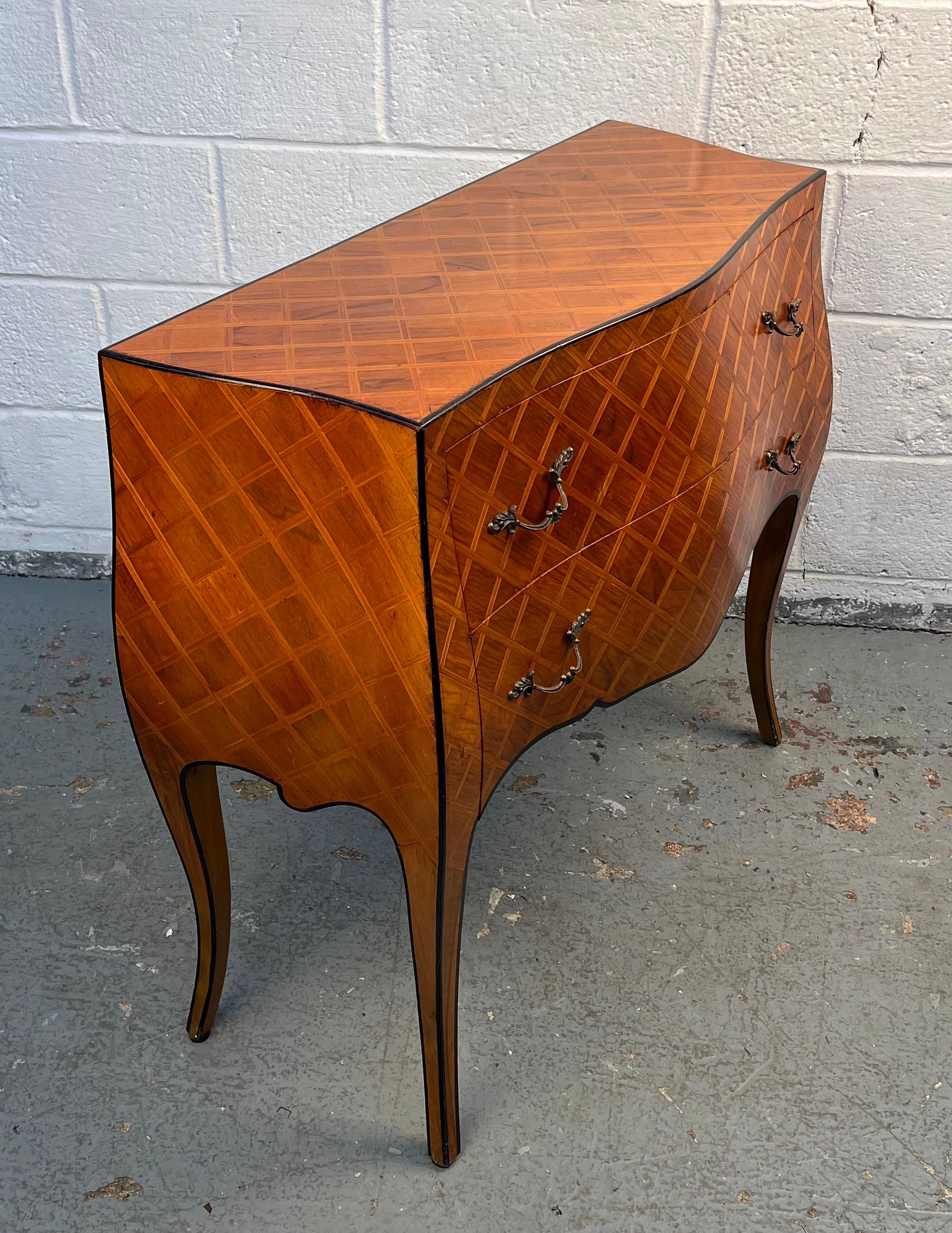 20th Century Antique Italian Parquetry Commode For Sale